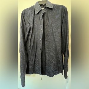 Versace long sleeve shirt with French cuff.